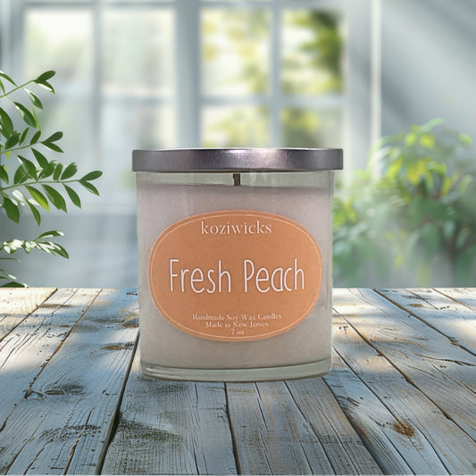 Fresh peach Soy Candle
