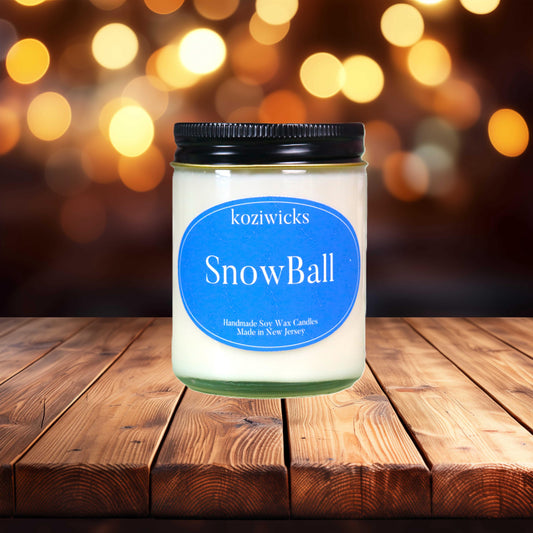 7oz Snow Ball Soy Candle