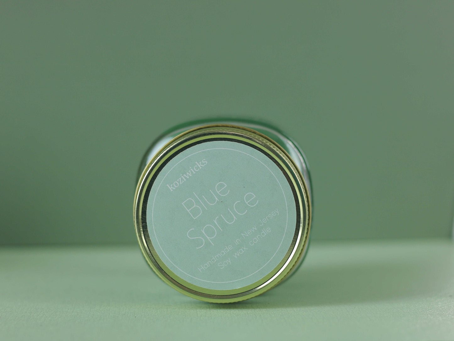 7.9oz Blue Spruce Soy Wax Candle | tree scent candle| mason jar candle| Christmas tree lover